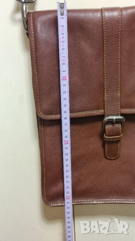 Мъжка чанта, естествена кожа. , снимка 5 - Чанти - 37849094
