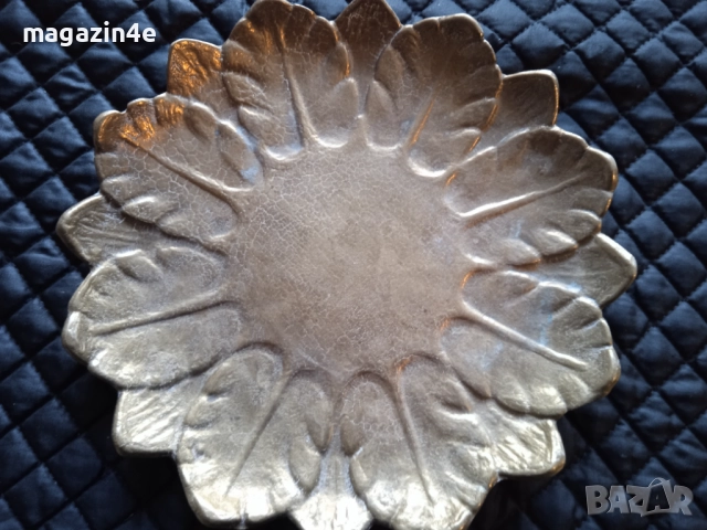 Винтидж 2 бр купички за ядки и свещи, Мед и месинг,, снимка 4 - Антикварни и старинни предмети - 52419472