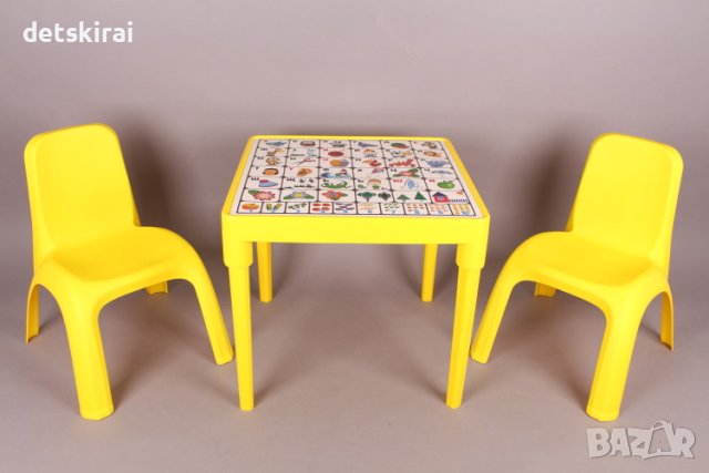 Детски комплект масичка с две столчета., снимка 2 - Други - 40794849