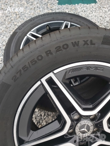 оргинални джанти Мерцедес AMG 5x112..20.цола предни 9j ET44 задни 9j ET57, снимка 6 - Гуми и джанти - 51889176