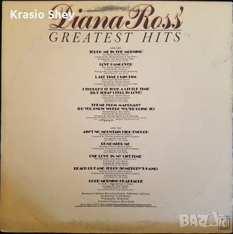 Diana Ross-GREATEST HITS, снимка 2 - Грамофонни плочи - 49924792