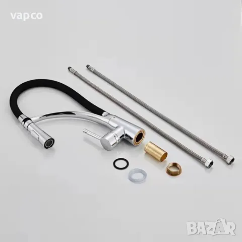 Модерен смесител за кухненска мивка W102, снимка 7 - Смесители - 47750787