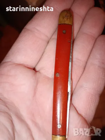 РЕДКАЖ маркировка ДИП Петко Денев джобно ножче ножка нож, снимка 3 - Колекции - 44058009