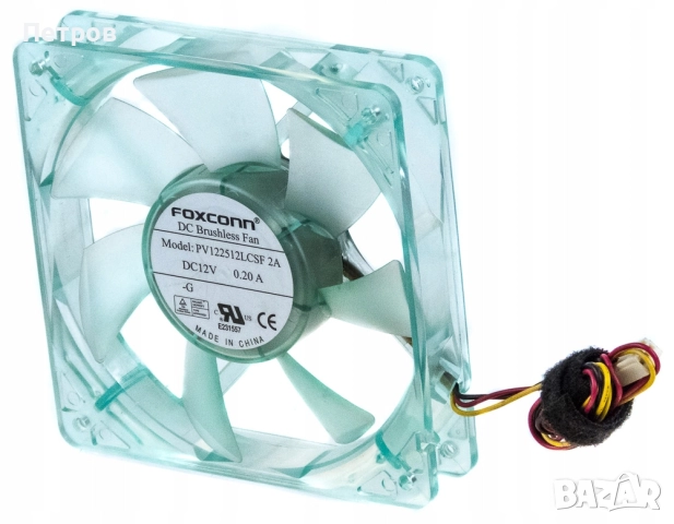 Вентилатор FOXCONN PV122512LCSF 3-PIN 12V 0.20A 120x25mm, снимка 2 - Други - 51779961