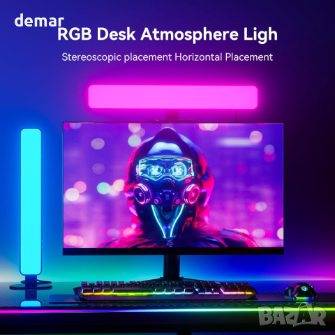 MICTUL RGB светлинна лента, с 15 режима за синхронизиране на сцени и музика, USB захранване, снимка 3 - Друга електроника - 44518817