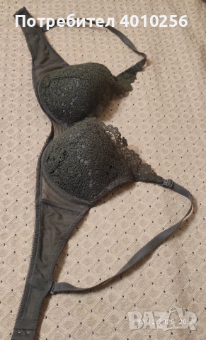 ПОДАРЯВАМ НОВ СУТИЕН Е. 85 С, МАСЛЕНОЗЕЛЕН, снимка 3 - Бельо - 52776849