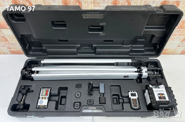 LASERLiNER Quadrum 210 Set - Ротационен лазерен нивелир като нов!, снимка 2 - Други инструменти - 52767563