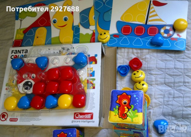 бебешка мозайка, меки кубчета, снимка 5 - Образователни игри - 39594853