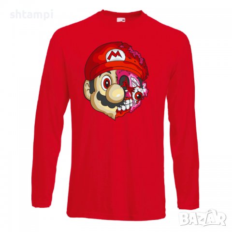 Мъжка тениска Mario Zombie 5 Игра,Изненада,Подарък,Празник,Повод, снимка 6 - Тениски - 37237925