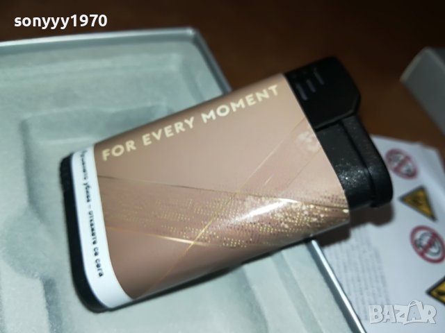 DUNHILL NEW METAL ЗАПАЛКА С РЕОТАН 3011222037, снимка 5 - Запалки - 38856027