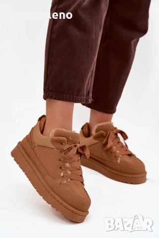 Дамски маратонки с подплата от пух Cyrissa, 3цвята , снимка 14 - Маратонки - 52347106