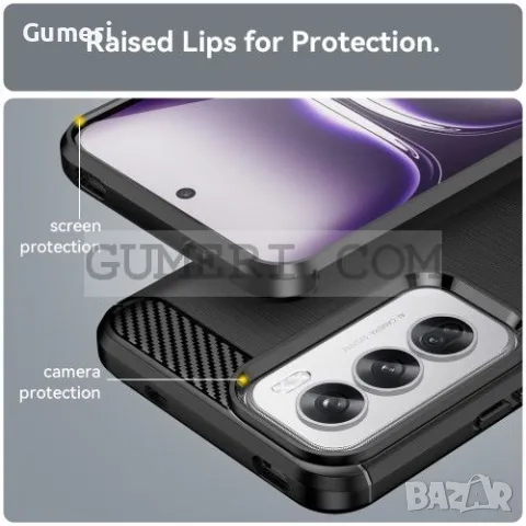 Oppo Reno12 Pro Противоударен Силиконов Гръб Карбон, снимка 6 - Калъфи, кейсове - 48835379