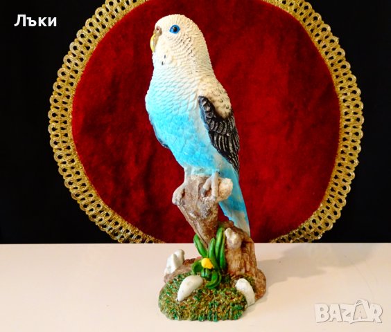 Папагал,немска статуетка 20 см. , снимка 2 - Статуетки - 36916491