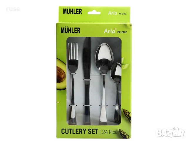 НОВИ! Прибори за хранене 24 части Muhler Aria MR-2402 