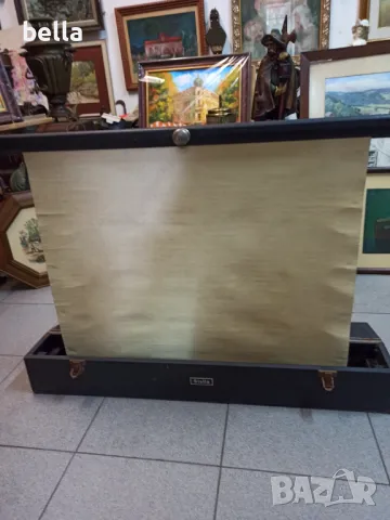 СТАР НЕМСКИ ПРОЖЕКЦИОНЕН ЕКРАН STELLA, снимка 5 - Антикварни и старинни предмети - 49465870