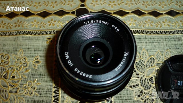 Обектив 7Artisans 25mm F 1.8 за Fujifilm X, снимка 3 - Обективи и филтри - 44198628