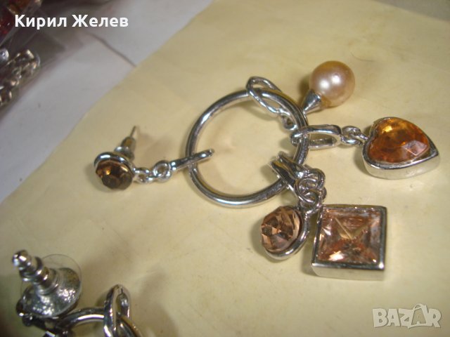 МАСИВНИ КРАСИВИ СКЪПОЦЕННИ АРТ ФЕШЪН СРЕБРИСТИ ОБЕЦИ 27411, снимка 11 - Обеци - 35101001