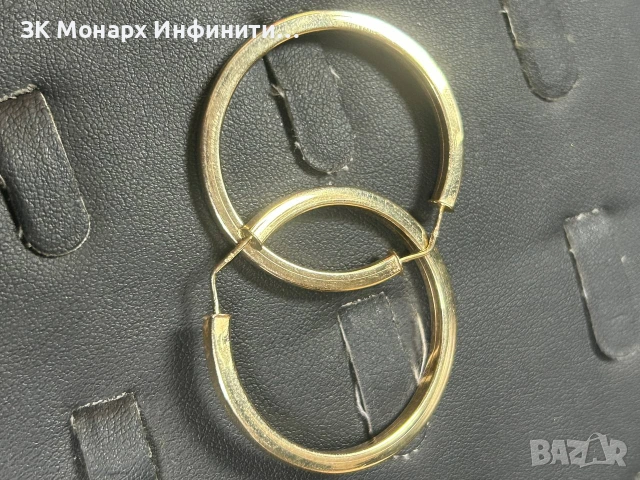 Златни обеци , снимка 2 - Обеци - 54245781