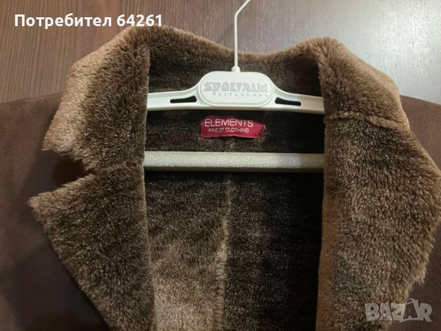 Дамско кожено палто ELEMENTS, снимка 3 - Палта, манта - 51742702