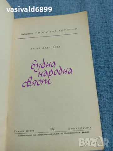 Васил Мавродиев - Будна народна свяст , снимка 4 - Българска литература - 56509295