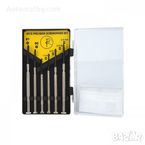 Комплект отверки Automat, 6 броя, Метални, снимка 3 - Аксесоари и консумативи - 37800260