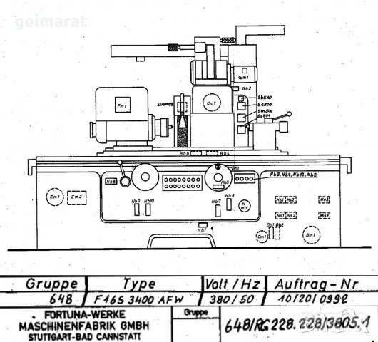 📀FORTUNA-WERKE Type F 16S 3400 AFW Шлифовална машина обслужване на📀 диск CD📀 Български език📀 , снимка 6 - Специализирана литература - 37629430