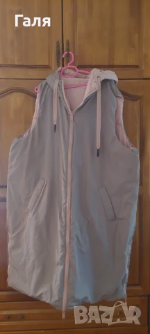 Двулицев дълъг елек размер ХЛ-2ХЛ, снимка 5 - Елеци - 51426133