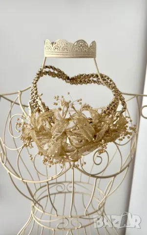 Декорация за косата цвете булчинска,  сватба, и абитюренска.