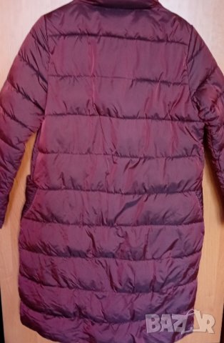 Дълго олекотено яке бордо, снимка 7 - Якета - 44466403