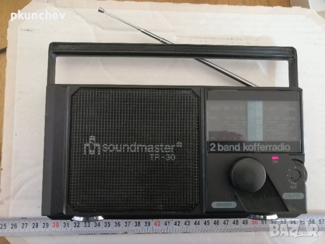 Радиоприемник SOUNDMASTER TR-30 AM/FM , снимка 2 - Радиокасетофони, транзистори - 44143586