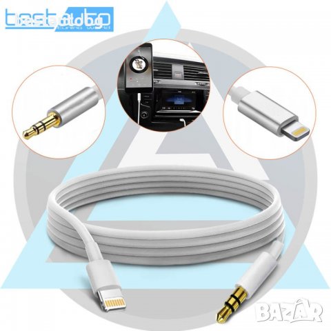 Кабел AUX mini Jack 3.5mm за iPhone / iPad 1M