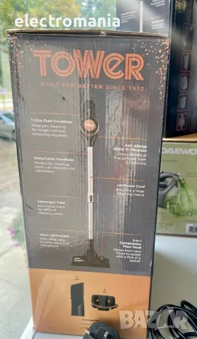 Вертикална прахосмукачка 3 в 1 Tower RXEC20 PLUS, снимка 9 - Прахосмукачки - 56503037