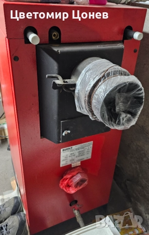 Котел за отопление на пилети с горелка, снимка 3 - Отоплителни печки - 52956950