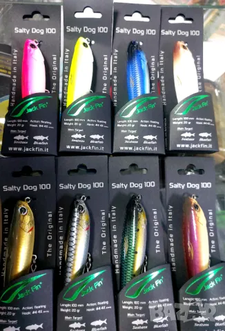 Слайдер за риболов на лаврак и други морски хищници Jack Fin Salty Dog 100, 20G