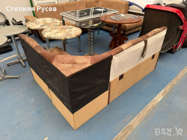 1511  разтегателен ъглов Диван / канапе с ракла и функция сън 210/120см                             , снимка 3 - Дивани и мека мебел - 52445179