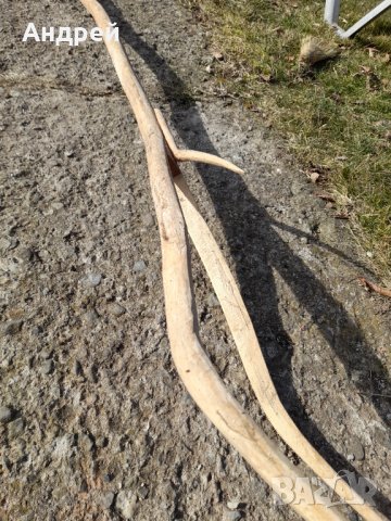 Стара дървена трирога вила #3, снимка 4 - Други ценни предмети - 44340573