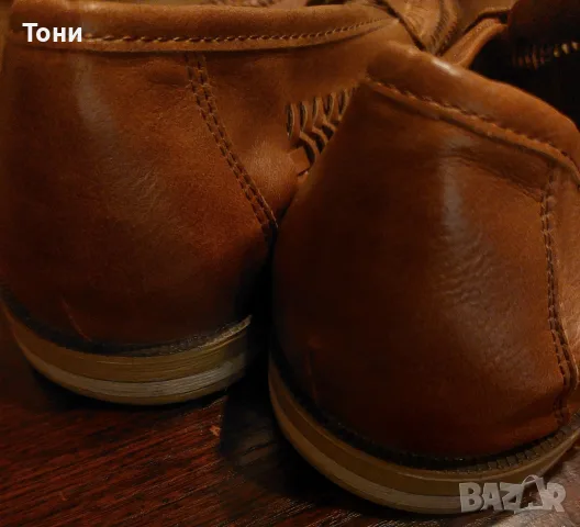 PRIMARK Оригинал Нови Кожени Мъжки Обувки 45, снимка 5 - Ежедневни обувки - 56122109