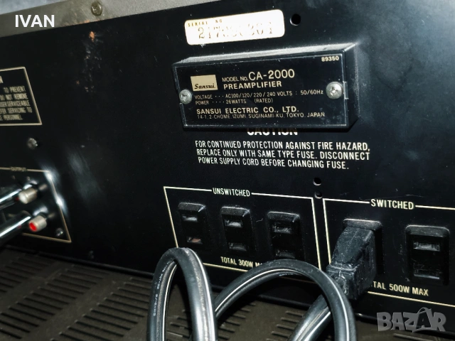 Продавам sansui- ca-2000&ba-2000, снимка 4 - Ресийвъри, усилватели, смесителни пултове - 54194260