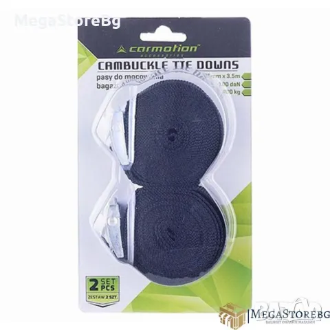 Колан за притягане 86028 - 400кг 3.5М - 2бр к-т, снимка 2 - Аксесоари и консумативи - 47300632
