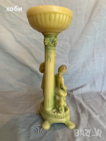  скулптура свещник., снимка 5 - Антикварни и старинни предмети - 51083904