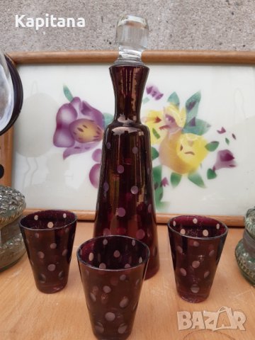 Стъклен сервиз за ракия