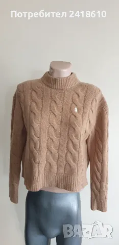 POLO Ralph Lauren Cable Wool / Cashmere Knit Womens Size S НОВО! ОРИГИНАЛ! Дамски Поло Пуловер !, снимка 8 - Блузи с дълъг ръкав и пуловери - 48884962