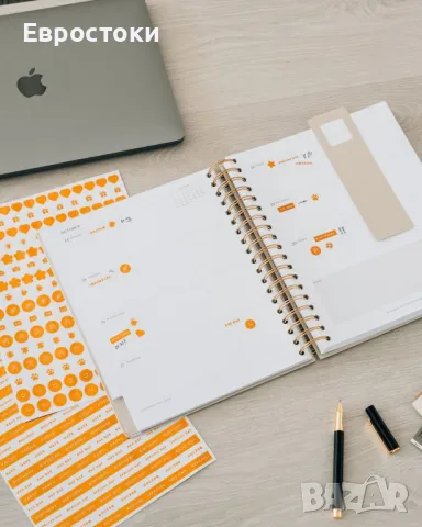 Kokonote Weekly Planner 2024-2025 Dusty Pink 12-месечен академичен дневник - плановик A5, снимка 6 - Ученически пособия, канцеларски материали - 47487175