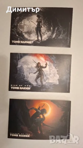 Tomb Raider Сет Картички PS4 PS5, снимка 2 - Колекции - 56475450