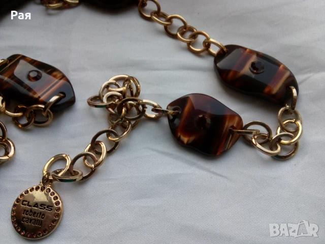 Колан тип бижу Roberto Cavalli class, снимка 2 - Колани - 50751387