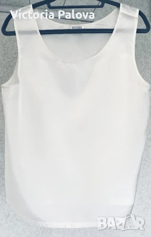 Скъпа марка  топ ANNA CARINA 100% коприна, снимка 3 - Корсети, бюстиета, топове - 50675201