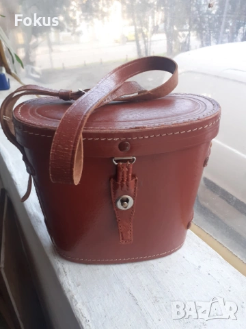 Стар голям качествен бинокъл Polar 8/40 с калъф, снимка 6 - Антикварни и старинни предмети - 53339697