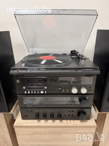 🔊Ретро аудио сет - система TECHNICS - усилвател, тунер, дек и грамофон + тонколони🔊, снимка 4 - Аудиосистеми - 56091778