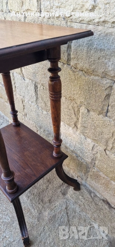 Винтидж помощна масичка с чекмедже, снимка 9 - Маси - 54229933