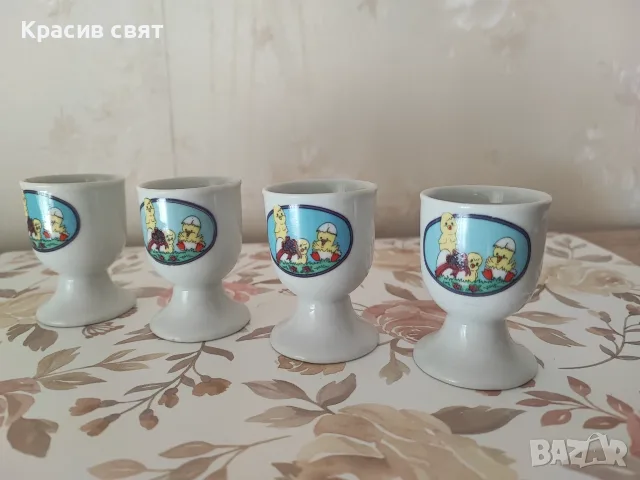 4 броя порцеланови коктиери